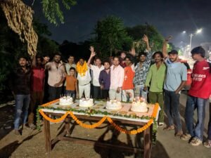 नर्मदापुरम के भोपाल, तिगड्डा, और रशुलिया में कार्यकर्ताओं ने जन्मदिन समारोह में बढ़-चढ़कर लिया हिस्सा